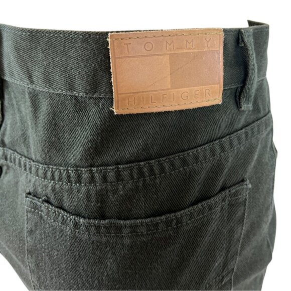 Tommy Hilfiger Womens Olive Jeans Comfortable Fit Denim Trousers Size 12 - Picture 5 of 7
